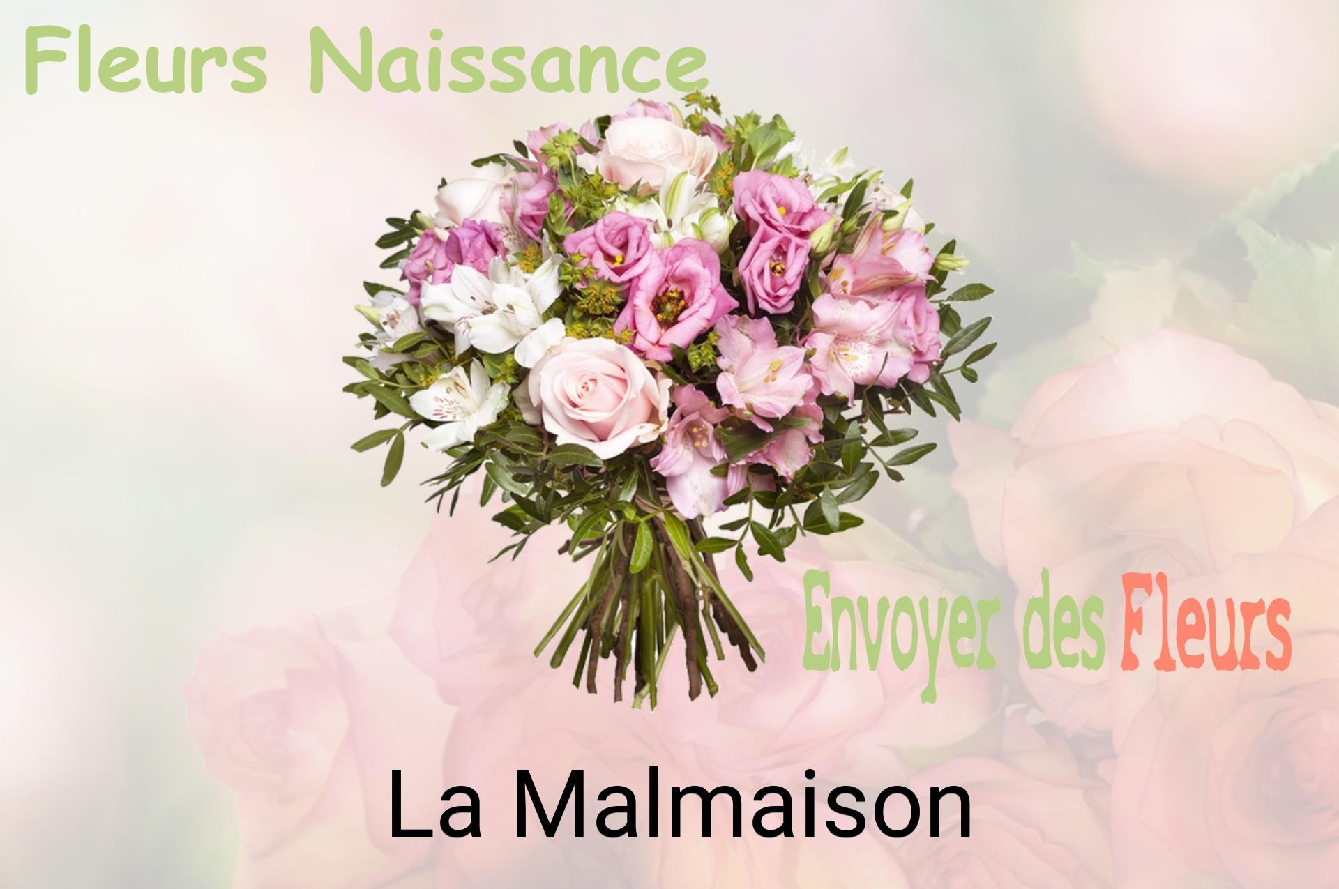 Bouquet de fleurs de naissance livré à La Malmaison