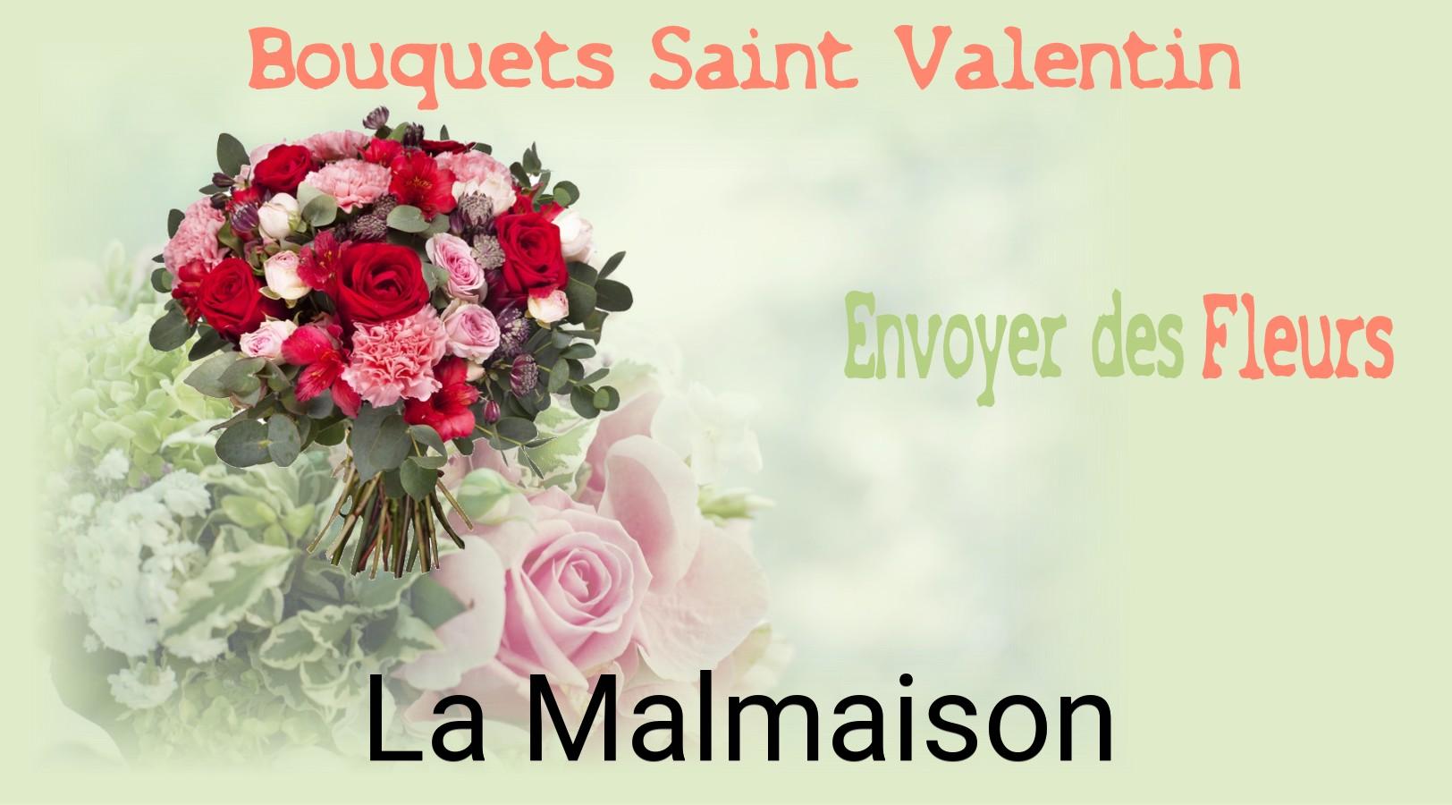 Roses de Saint-Valentin livrées à La Malmaison